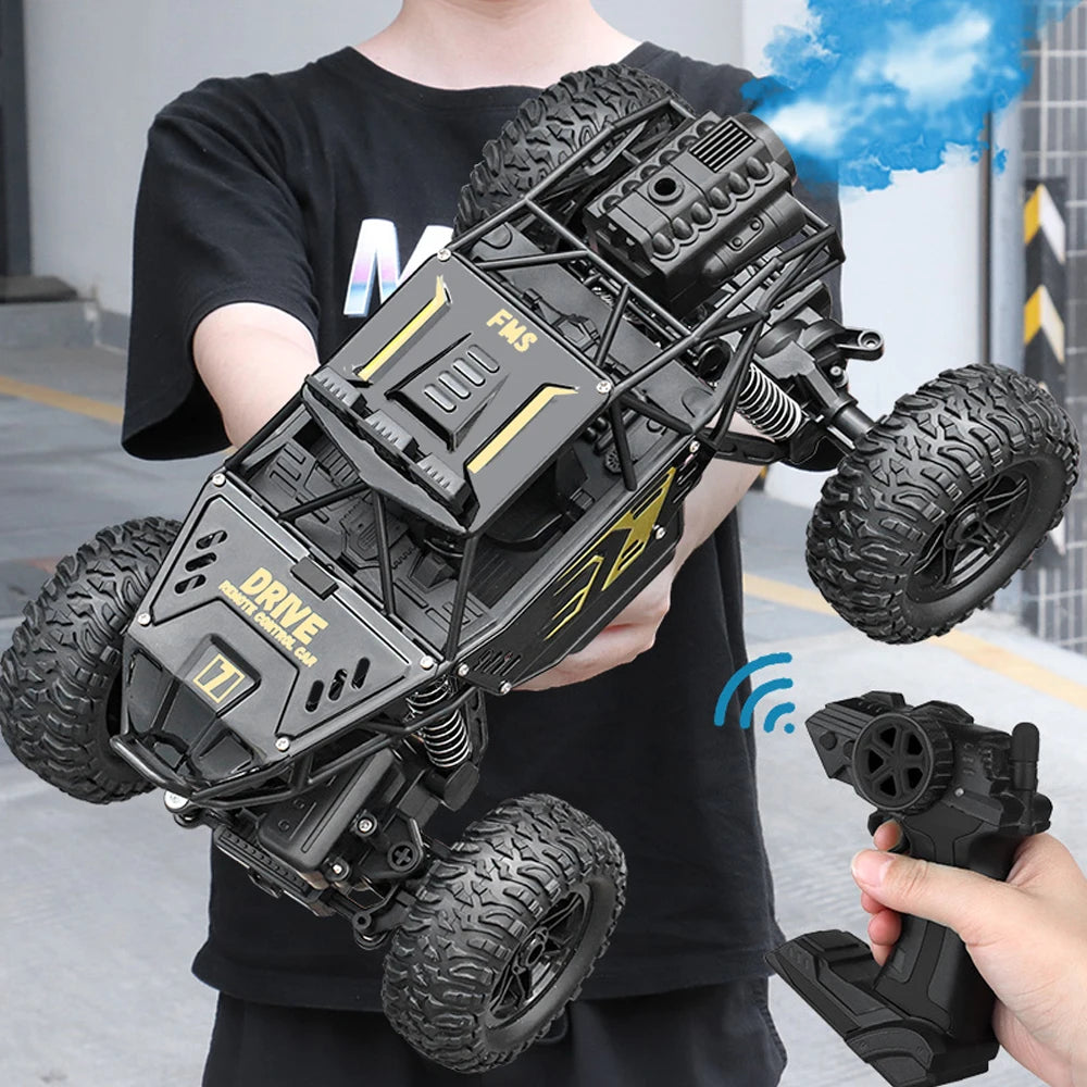 4x4 RC Car With LED Lights 2.4G Remote Controller Pro