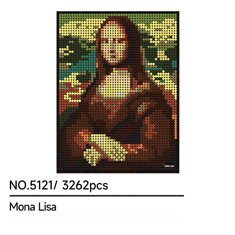 Building Blocks | Compatible With Lego | World Famous Painting Models | Art Home Decor