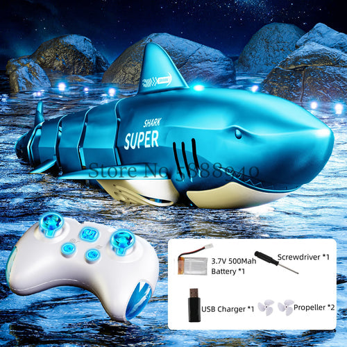 Remote Control Shark Boat with Realistic Movement and Waterproof Design ToylandEU.com Toyland EU