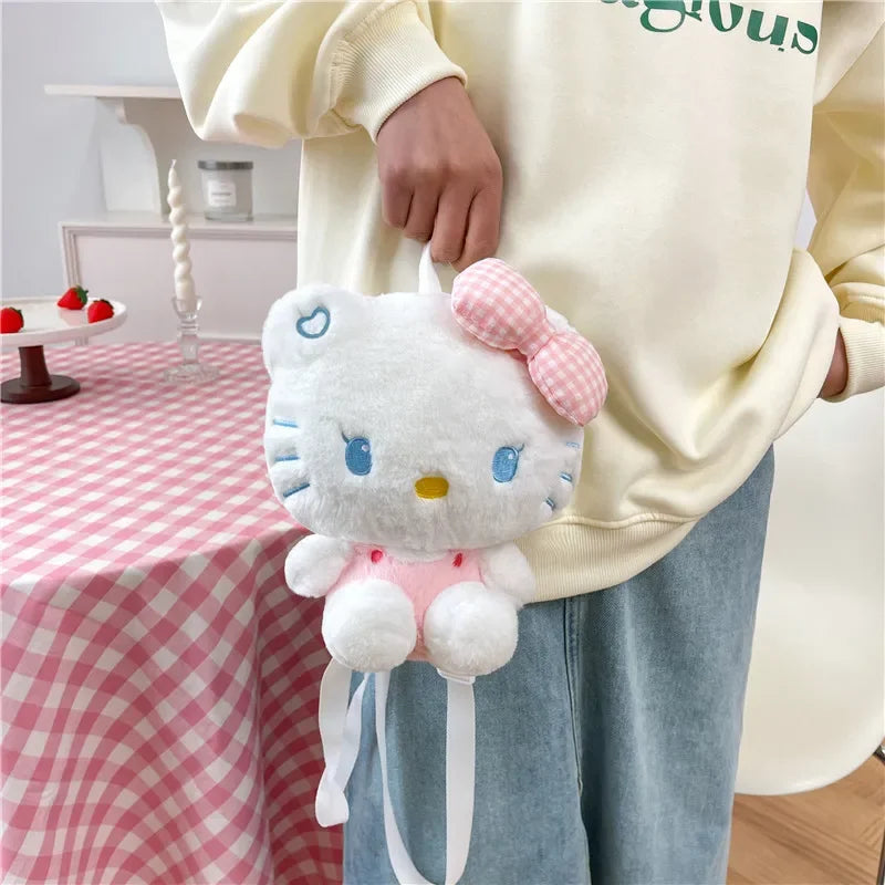 Cute Sanrio Hello Kitty Plush Backpack - 25cm High - ToylandEU