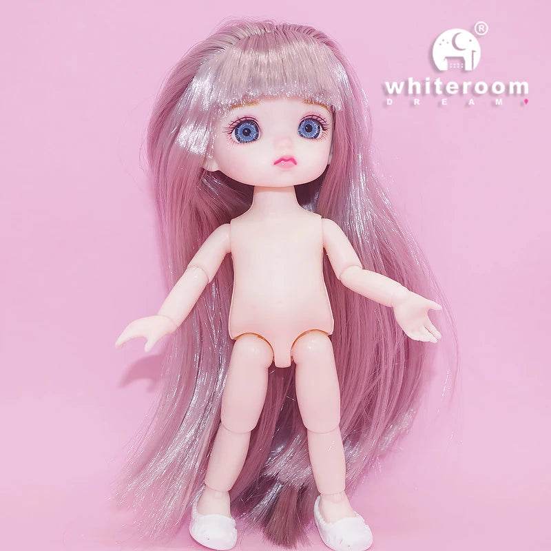 BJD Doll 1/12 16cm 6 Inch Jointed Baby Doll Fashion Gift - ToylandEU