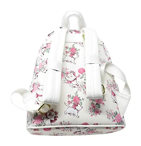 Disney Marie Floral Plush Backpack for Stylish Kids