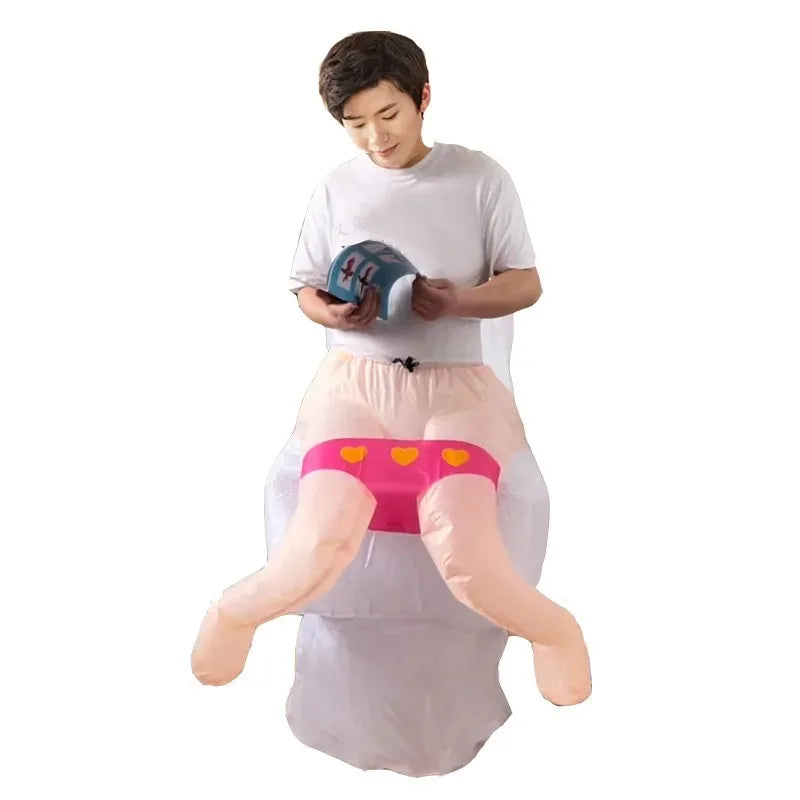 Jockey Costume Inflatable | Shark Dino Chicken & More Animal Styles