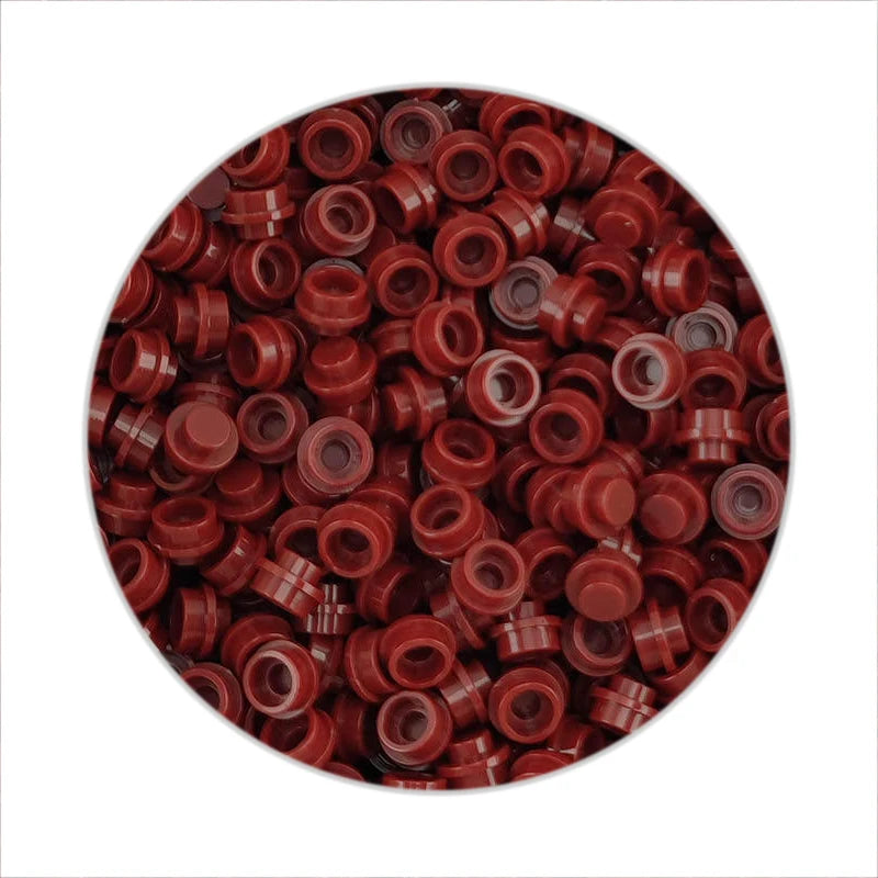 Building Block Plates | 1X1 Round Shape | Lego Compatible | Assorted Pack
