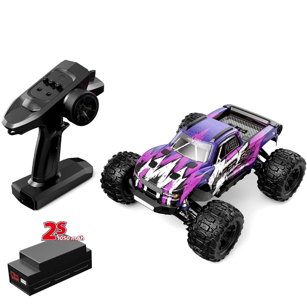 RC MJX Hyper Go H16H V3.0 High-Speed 4WD Off-Road Remote Control Truck with GPS