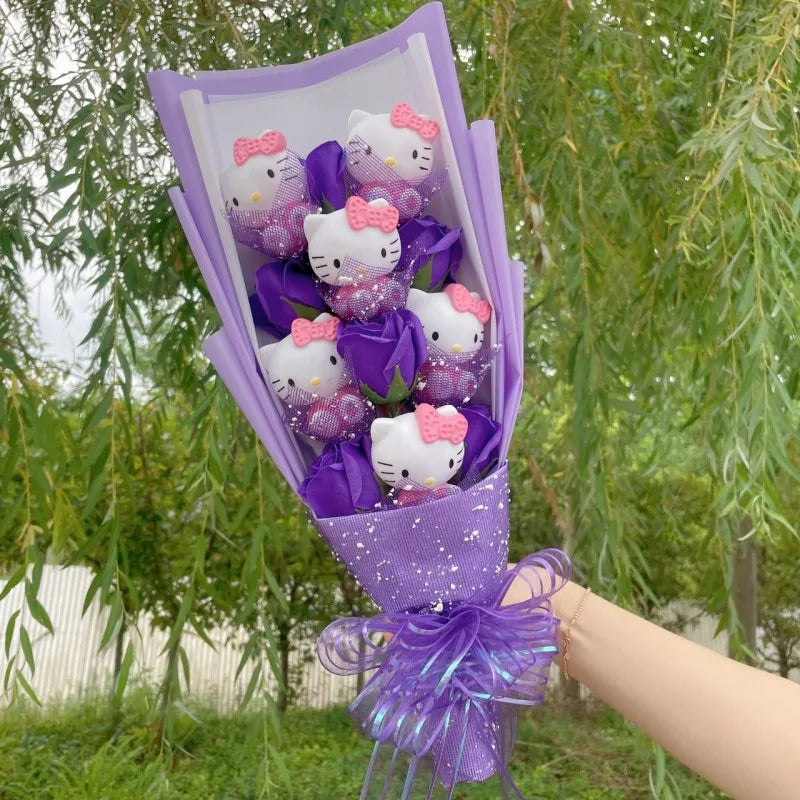 Creative Bouquet Hello Kitty Plush Doll Toy Stuffed Animals - ToylandEU