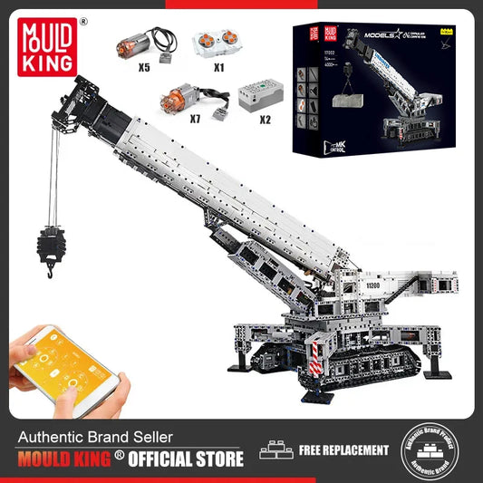 Remote-Controlled Excavator Crane Building Kit - Fun for All Ages!