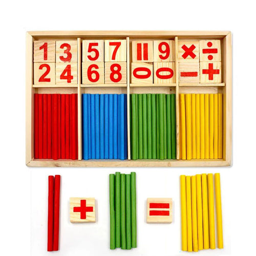 Wooden Educational Number Math Learning Game Set ToylandEU.com Toyland EU
