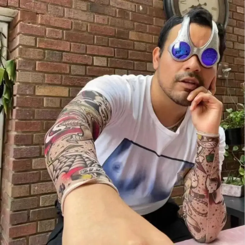 New Outdoor Over The Top Sunglasses Super Large Shaped Y2k Head Men And Women Sports Glasses Personalized Cycling Accessories - ToylandEU