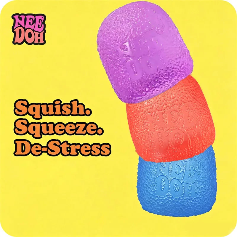 Blue Fidget Toy | Textured Surface | Non Toxic Rubber | Autism ADHD Relief