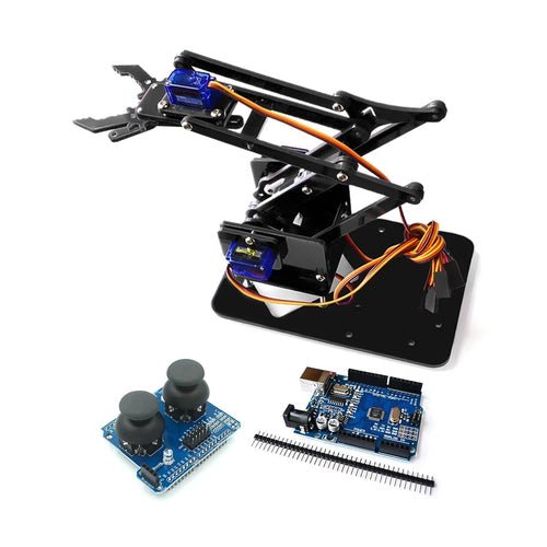 DIY 4-Degree-of-Freedom Acrylic Robot Arm Kit ToylandEU.com Toyland EU