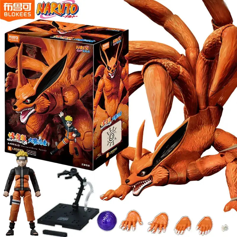 Blokees NARUTO Uchiha Madara Kurama Sasuke Namikaze Minato Action Figure Joint Movable Collection Anime Doll Assembly Model Toys - ToylandEU