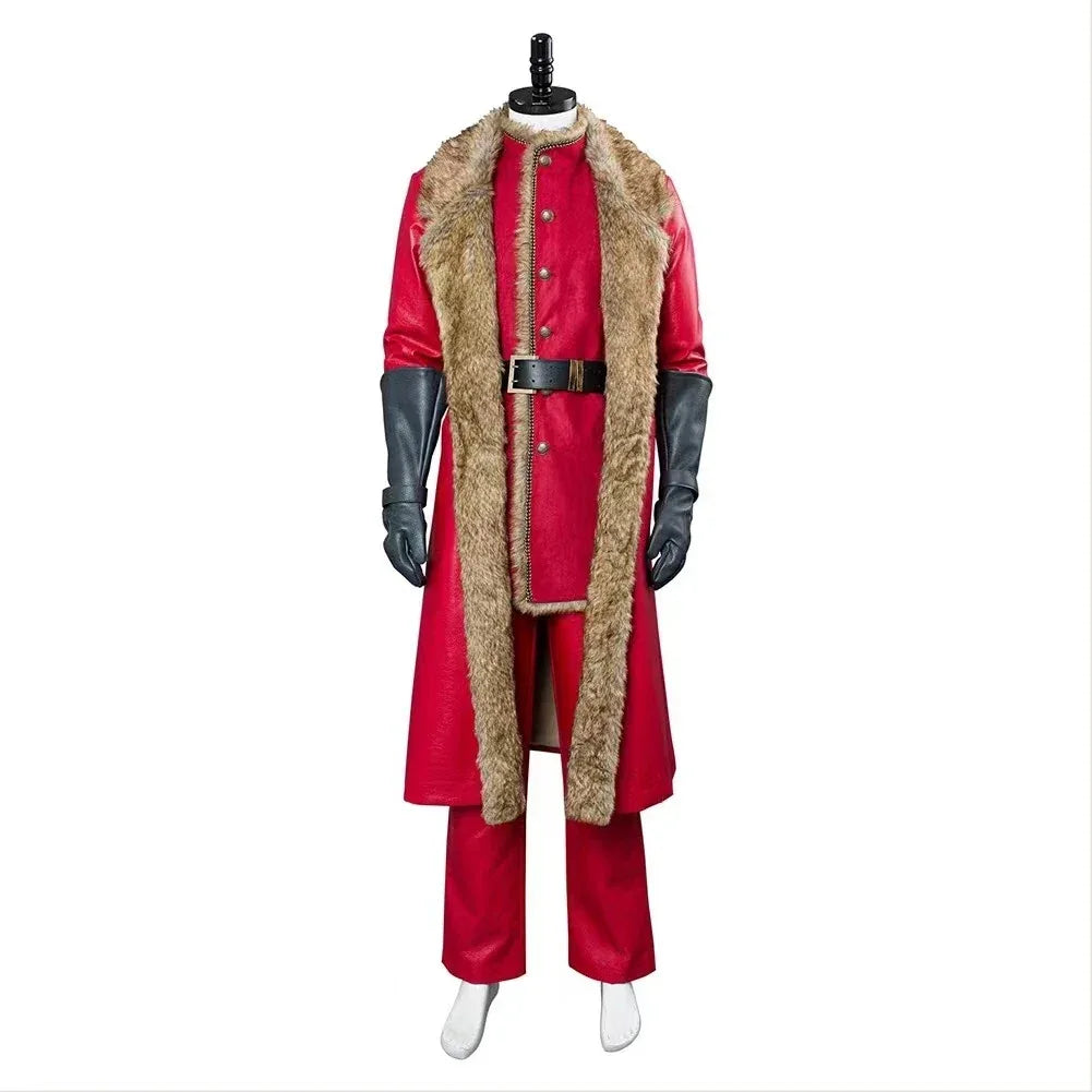Santa Claus Cosplay Costume With Wig Hat For Men Movie - ToylandEU