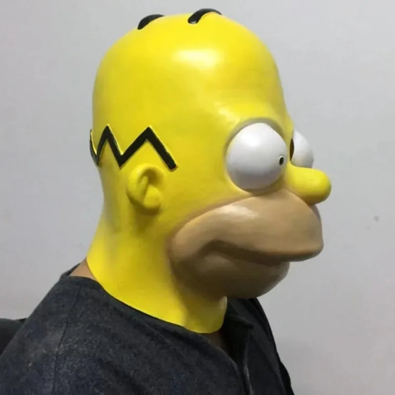 Yellow Latex Simpsons Mask | Novelty | Toylandeu™