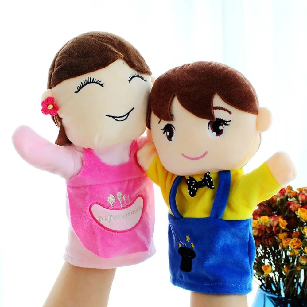 Family Hand Puppets | Soft Cloth Material | Storytelling Pack | Kids Gift Set