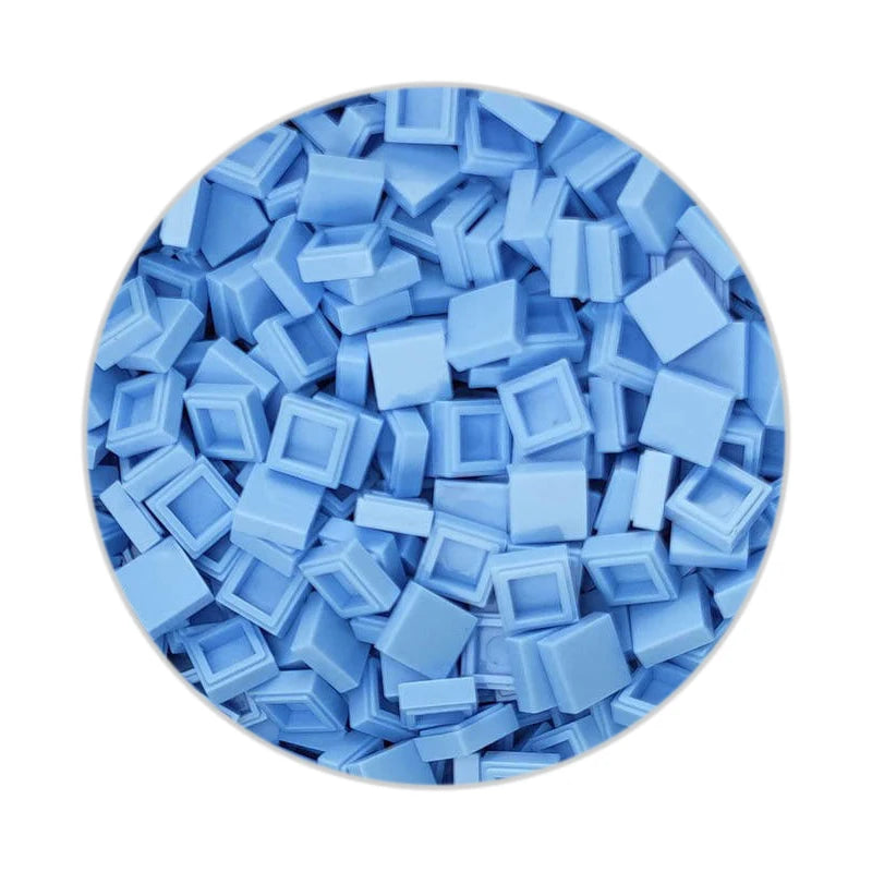 Smooth 1x1 Building Blocks | MOC Pixel Particles | DIY Kids Set