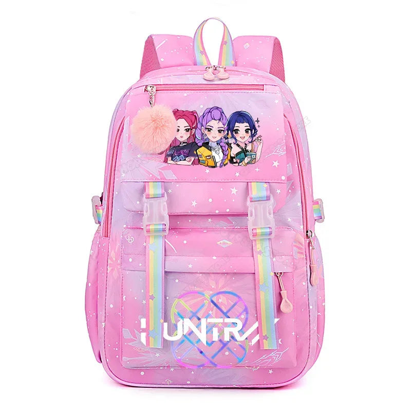 Anime Demon Hunters Backpack High Capacity With Cartoon Graphics - ToylandEU