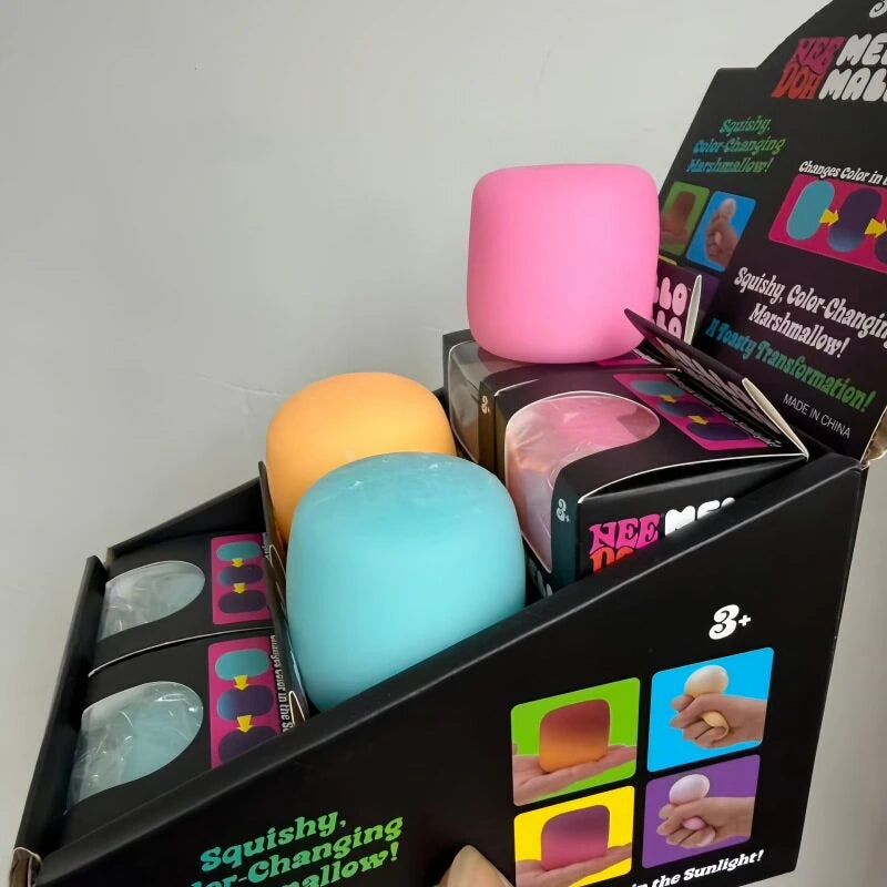 Squishy Fidget Toy | UV Reactive | Soft Texture | Mello Mallo Style