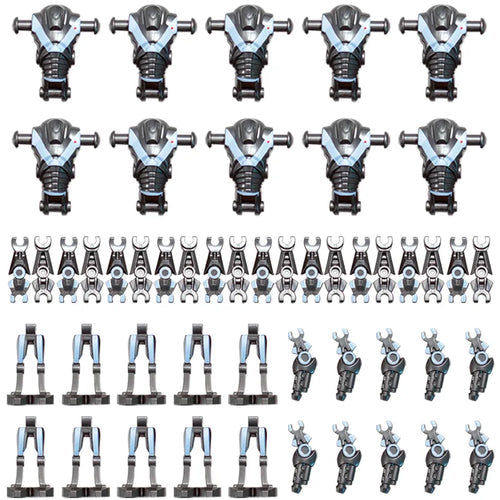 Koruit Space Robot Mini Dolls with Lightsaber Blaster Armor - 4CM Assembly Kit ToylandEU.com Toyland EU