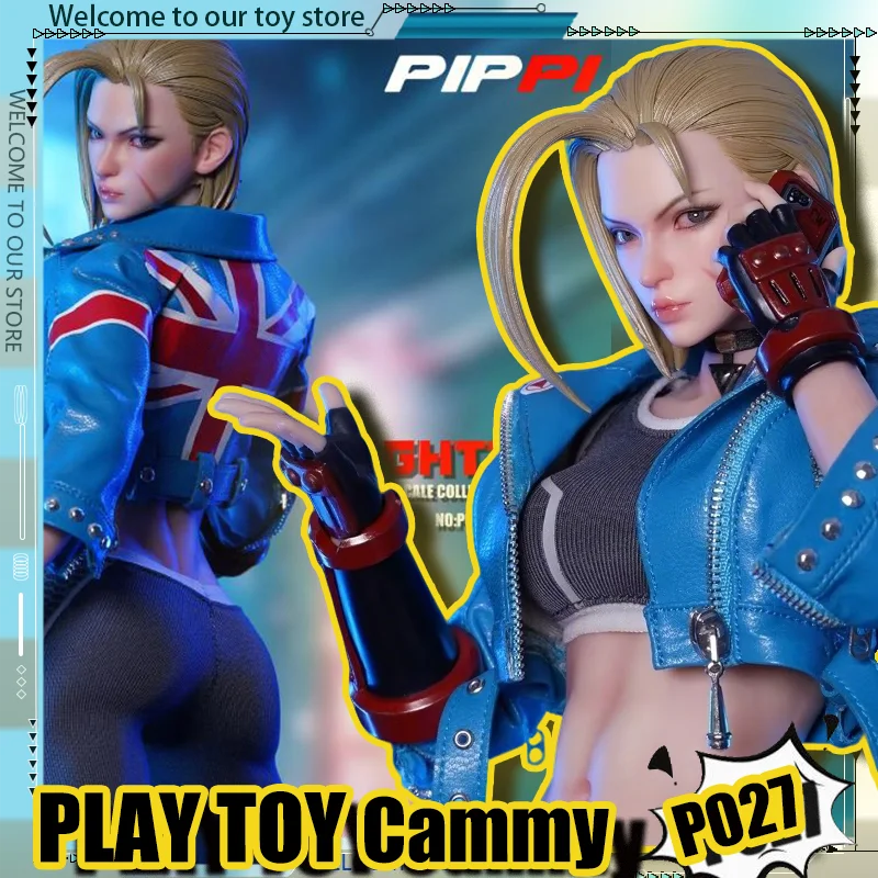 Cammy Action Figure | Soft Vinyl Figure | Street Fighter P027 | Movable Eyeballs