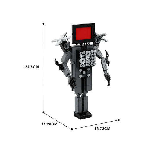 Skibidi Toilet Man and Camera Man Building Blocks with Speaker and Audio Components ToylandEU.com Toyland EU