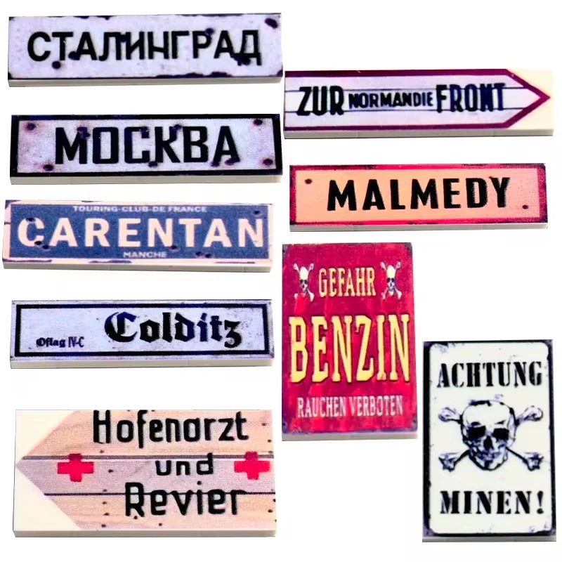 WWII Military Blocks | Compatible With Major Kits | Soldier Figures
