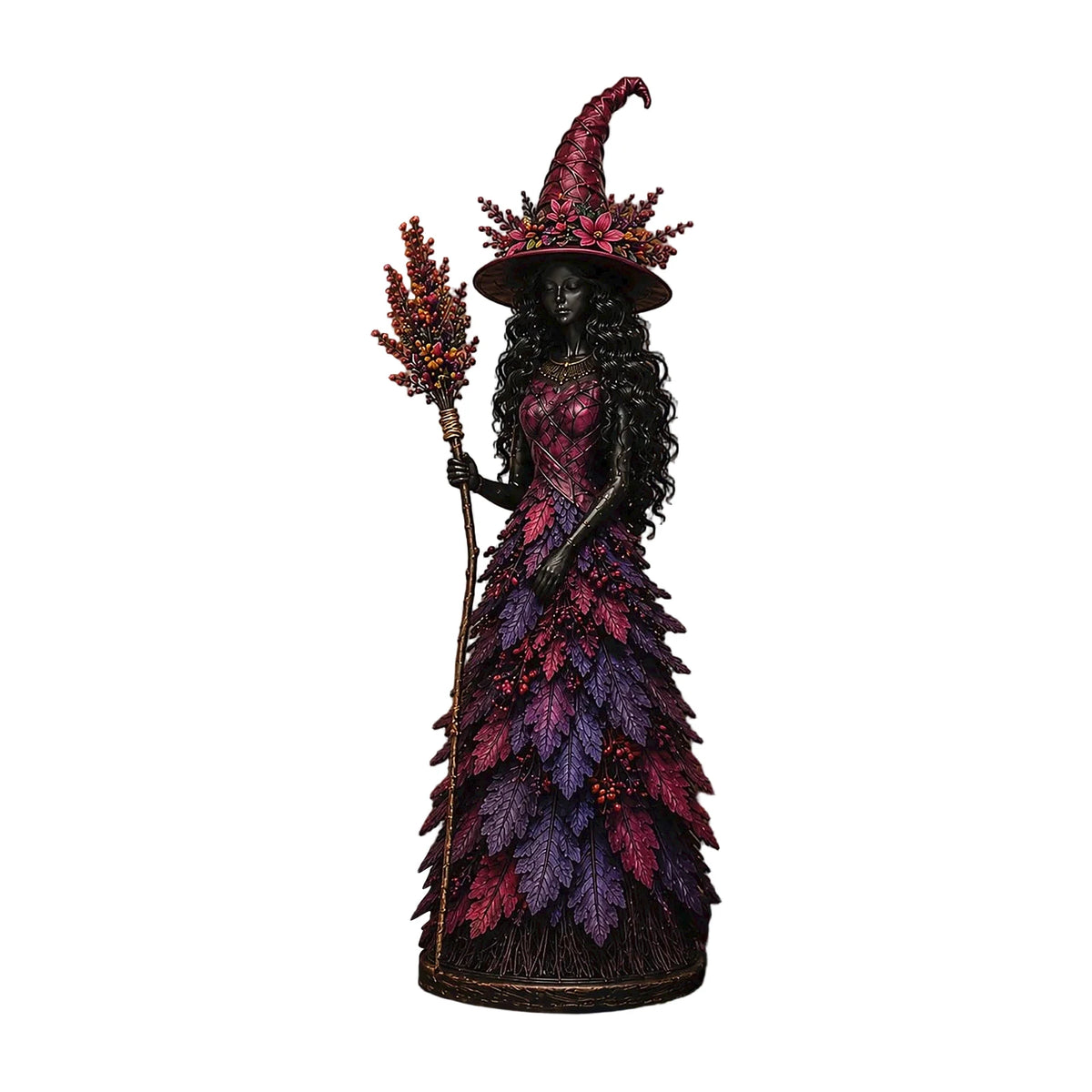 Witch Figurine | 15 Cm Resin | Halloween Decor | Dark Fantasy Ornament