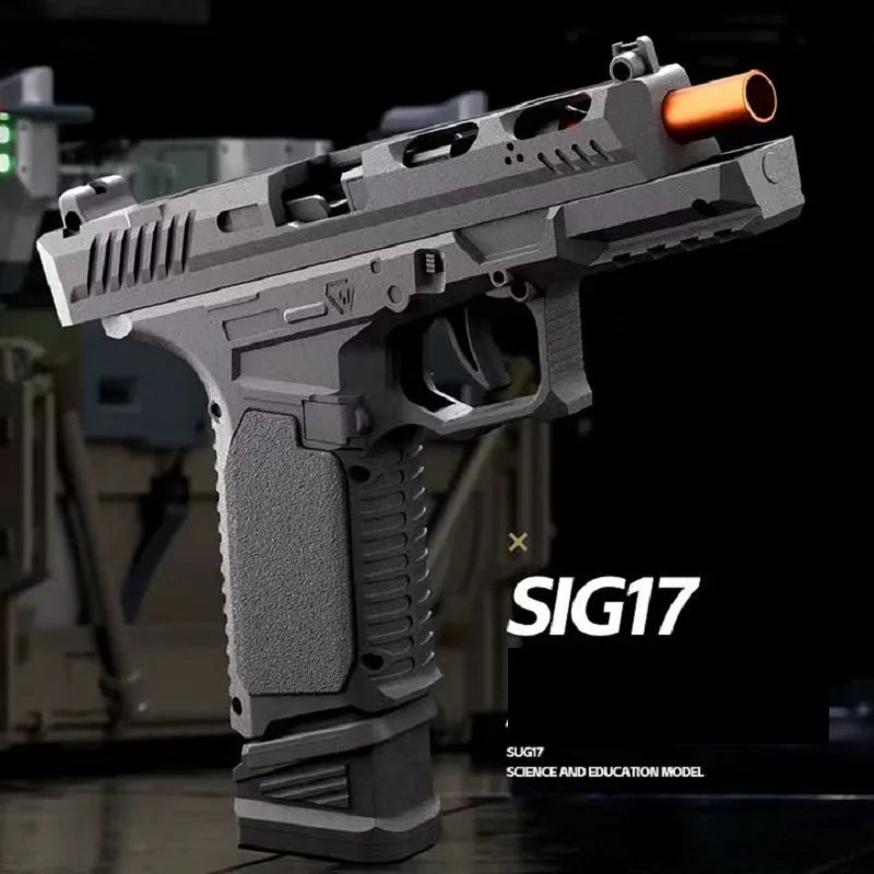 Toy Gun | Range 8-10m | Manual Firing | Plastic Construction