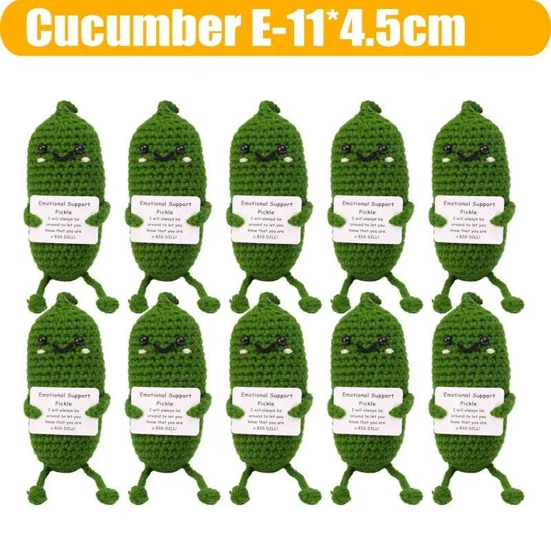 10/1PC Mini Funny Positive Potato Cucumber Poop Dolls Toys - ToylandEU