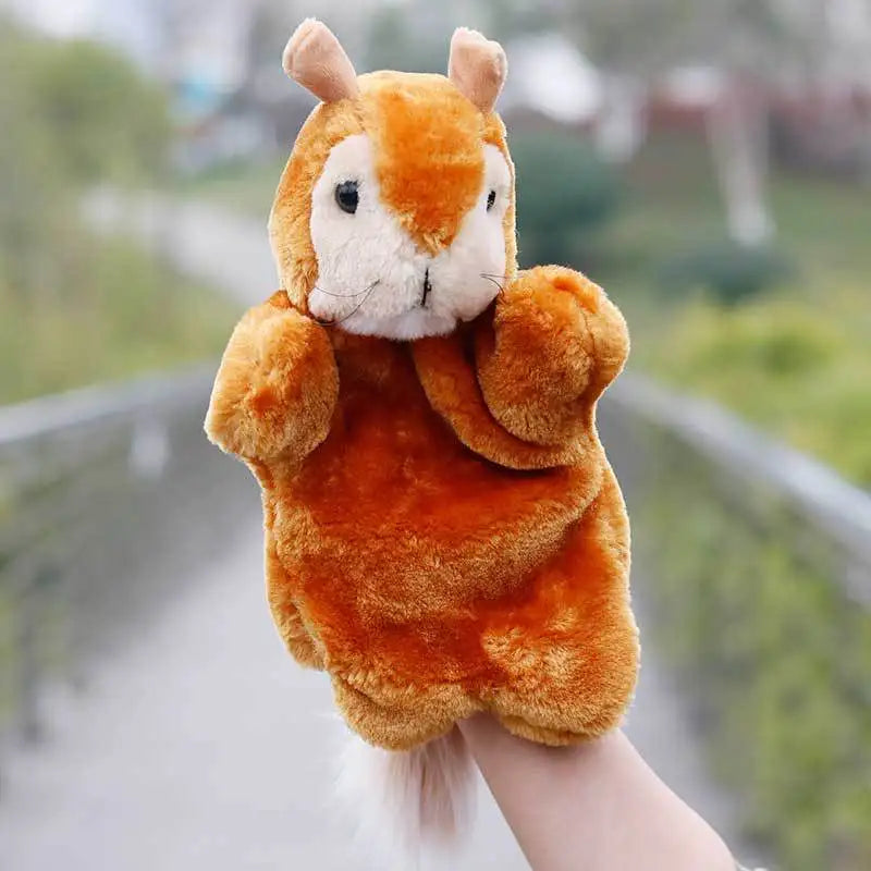 Kawaii Lion Plush Finger Puppet Toy for Educational Baby Play - ToylandEU
