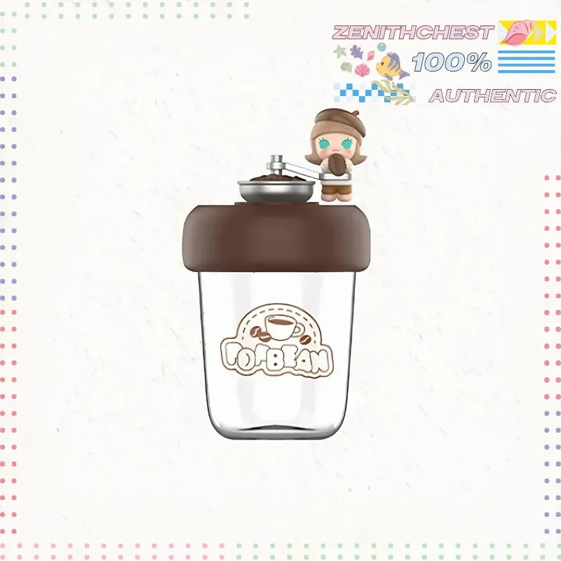 Pop Mart Blind Bottle | Coffee Factory Series | Mini Figure Storage | Desktop