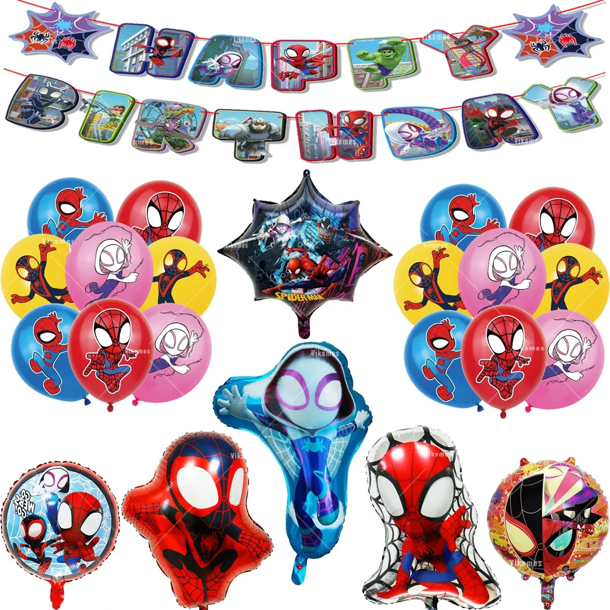 Balloon | Spider Web Friends Theme | Latex Balloon | 1Pc