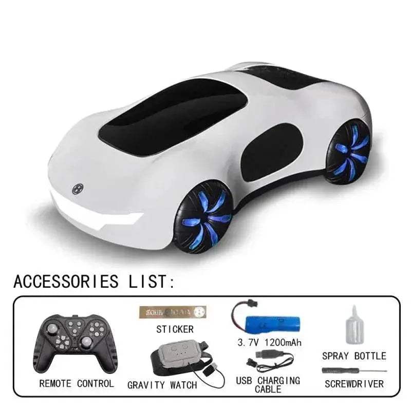 2.4G RC Car Gesture Sensor Light Spray 360 Rotation Stunt Drift - ToylandEU