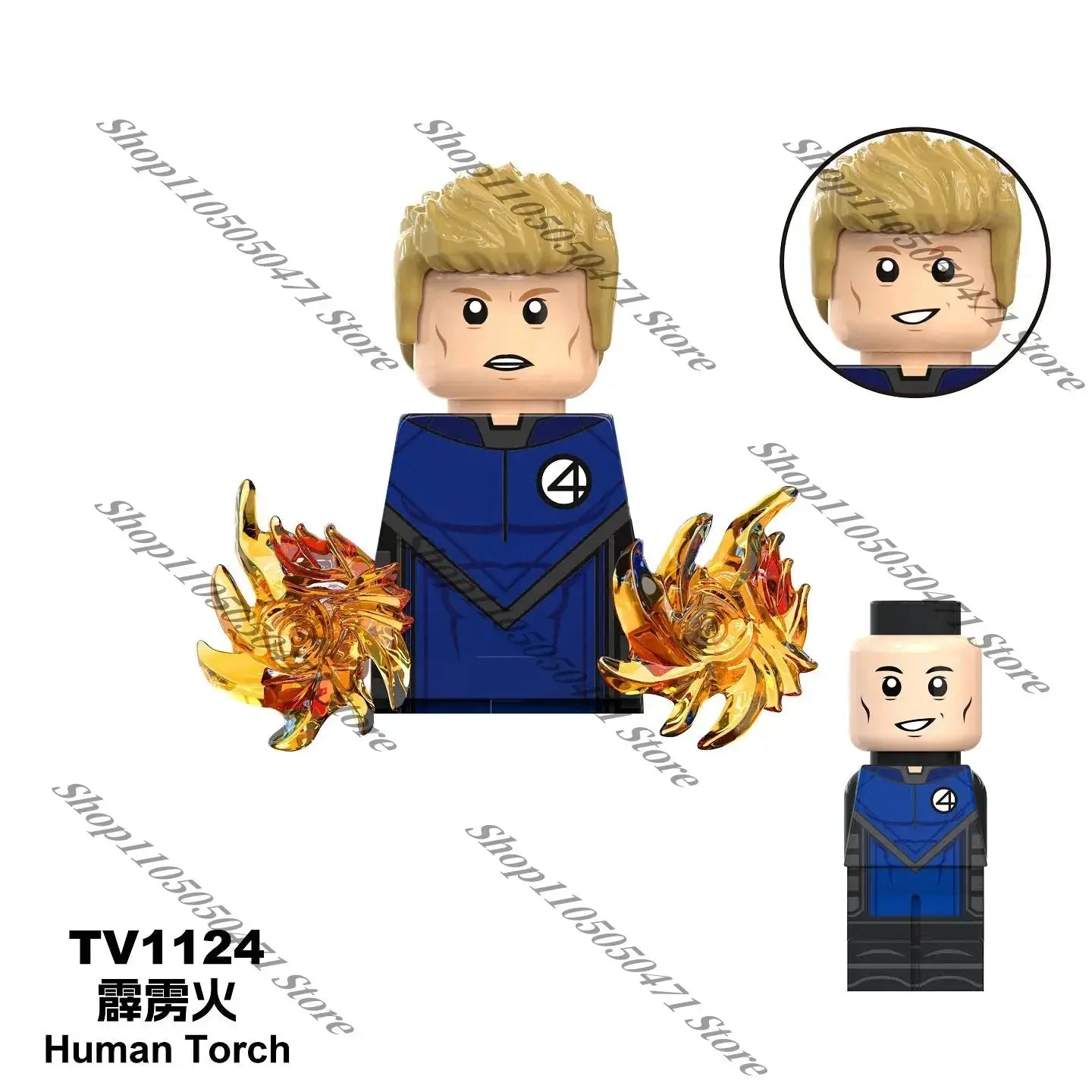 Marvel Newest Superhero Mister Fantastic Thing Frenchi assembly character building block toy MINI model brick children's gift - ToylandEU