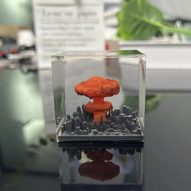 DIY Resin Lava USB Night Light with Handmade Atomic Bomb Design - ToylandEU