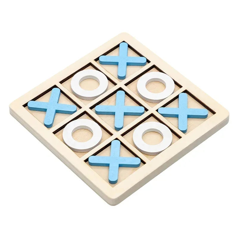 Wooden Montessori Chess Puzzle Game for Kids