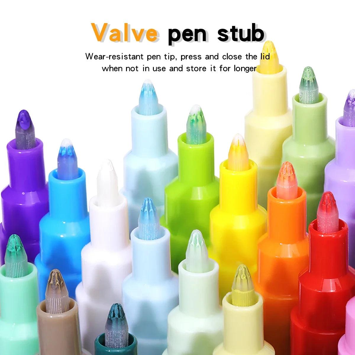 Acrylic Paint Markers | Fine Tip Set | Toylandeu™