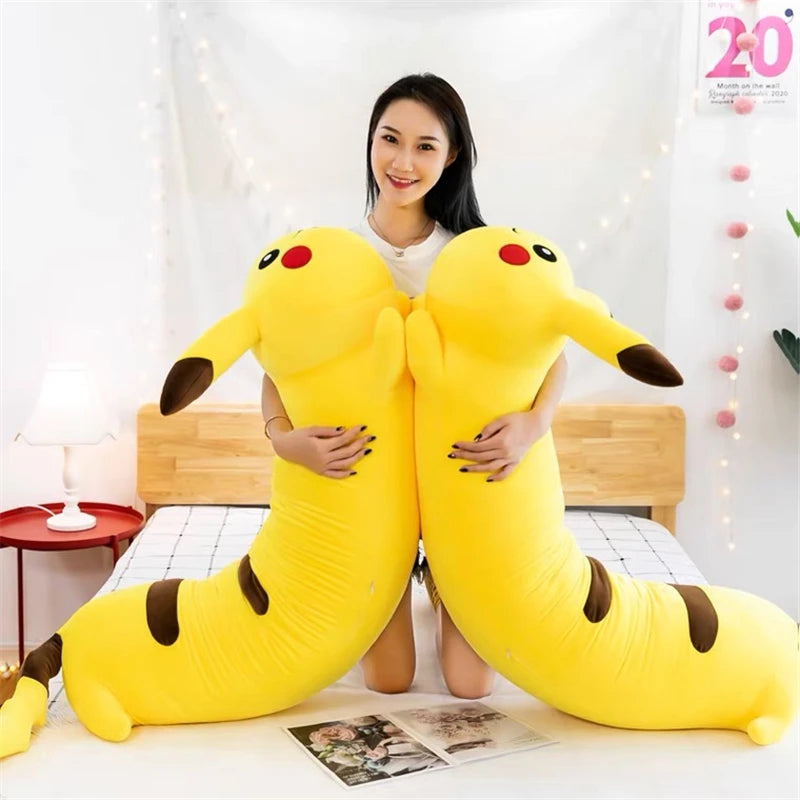 Giant Pikachu Plush Toy - 170cm, Super Cute Anime Stuffed Doll from Japan