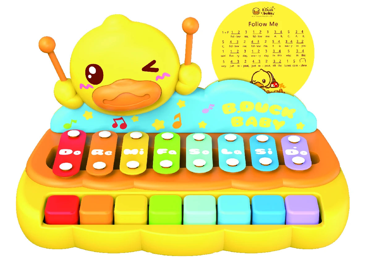 B.Duck Eight-Tone Hand Percussion Music Piano Fun Puzzle Children's