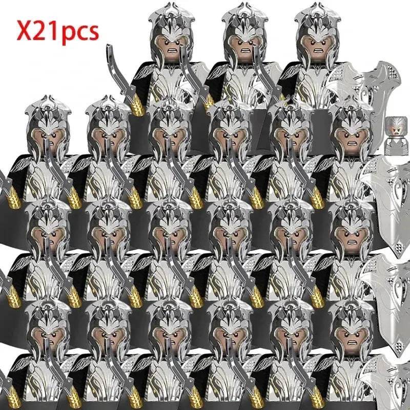 Lego Compatible Fantasy Army Building Blocks Figures Set - ToylandEU