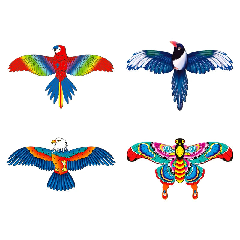 Children's  Butterfly Mermaid Parrot Magpies Kite Set - ToylandEU