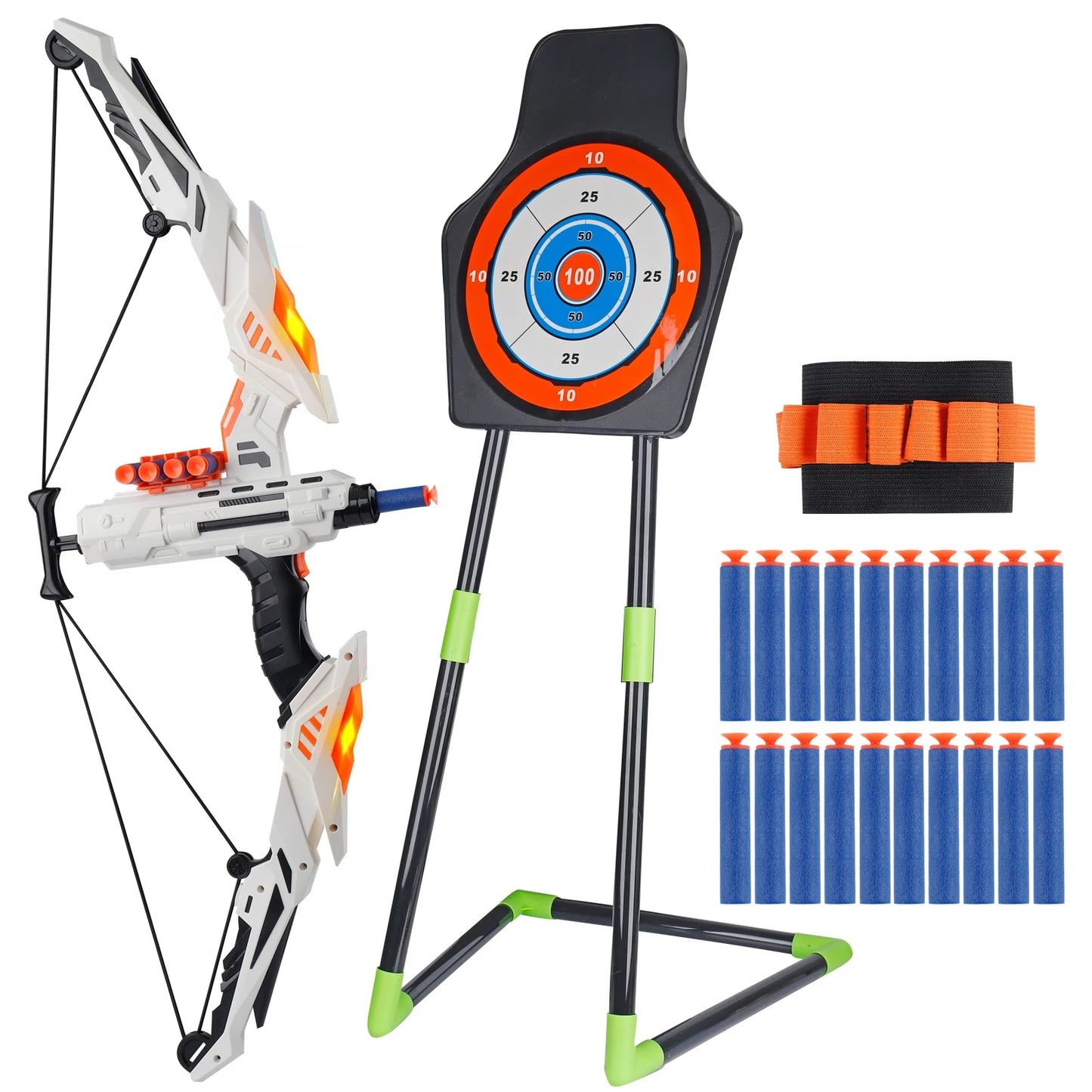 Kids Bow And Arrow Toy Safe Indoor Outdoor Play Gift