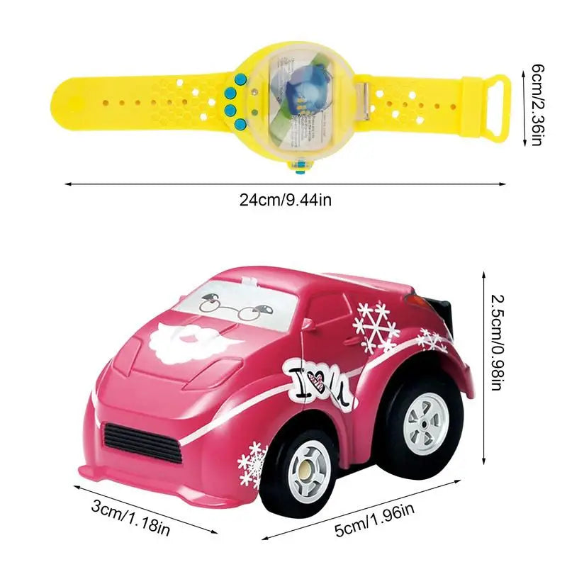 Remote Control Racing Car Watch - USB Rechargeable Fun for Ages 14+