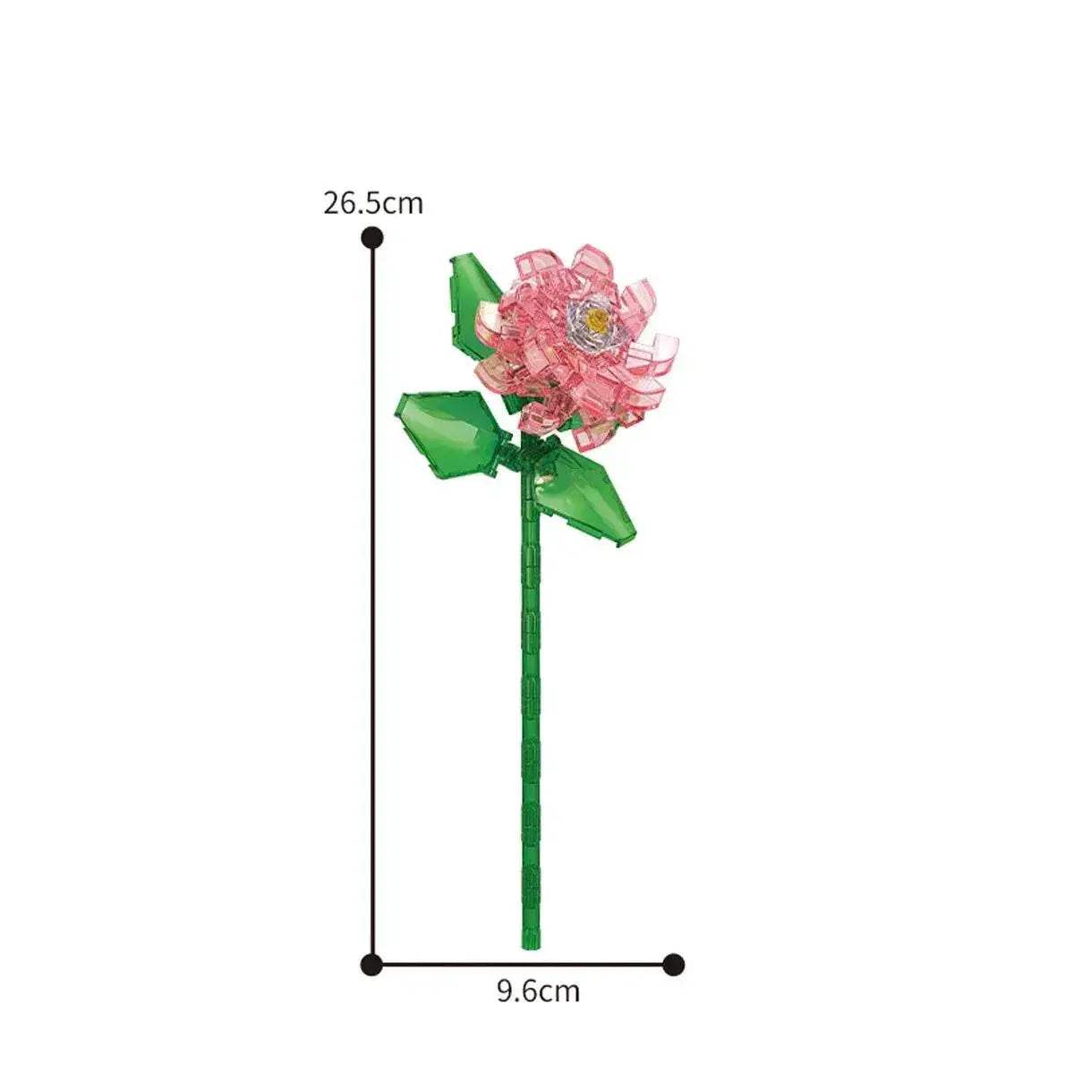 Eternal Block Flower Assembly Bouquet Desktop Decoration Toy - ToylandEU