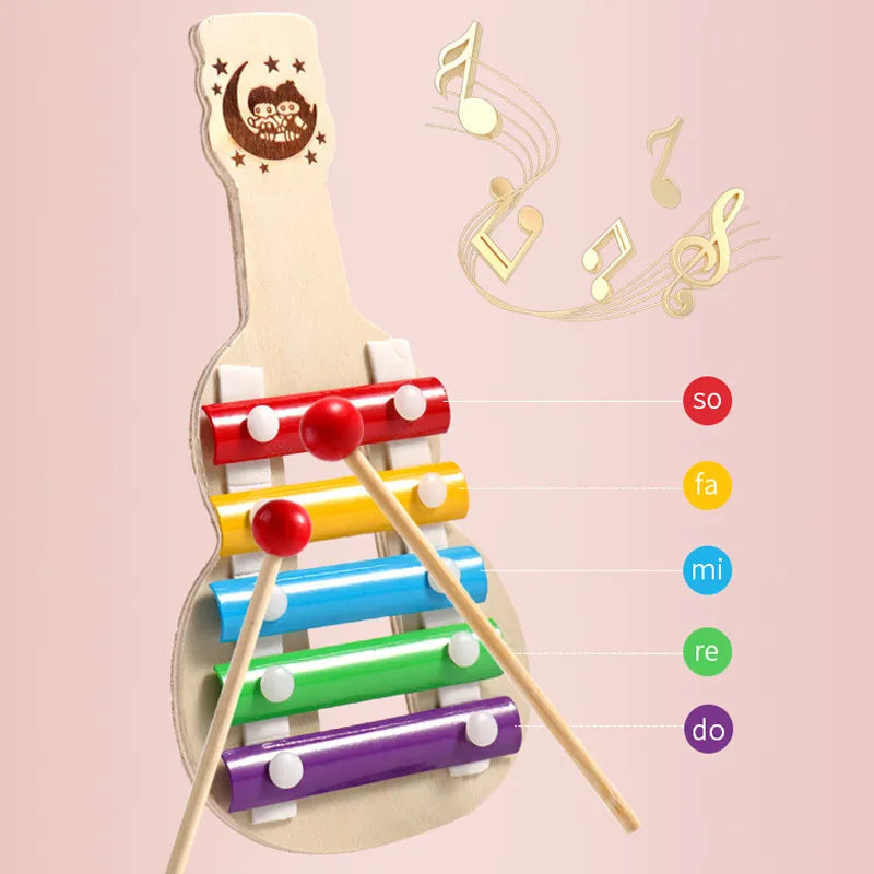 Wooden Xylophone Musical Instrument for Toddlers and Preschoolers - ToylandEU