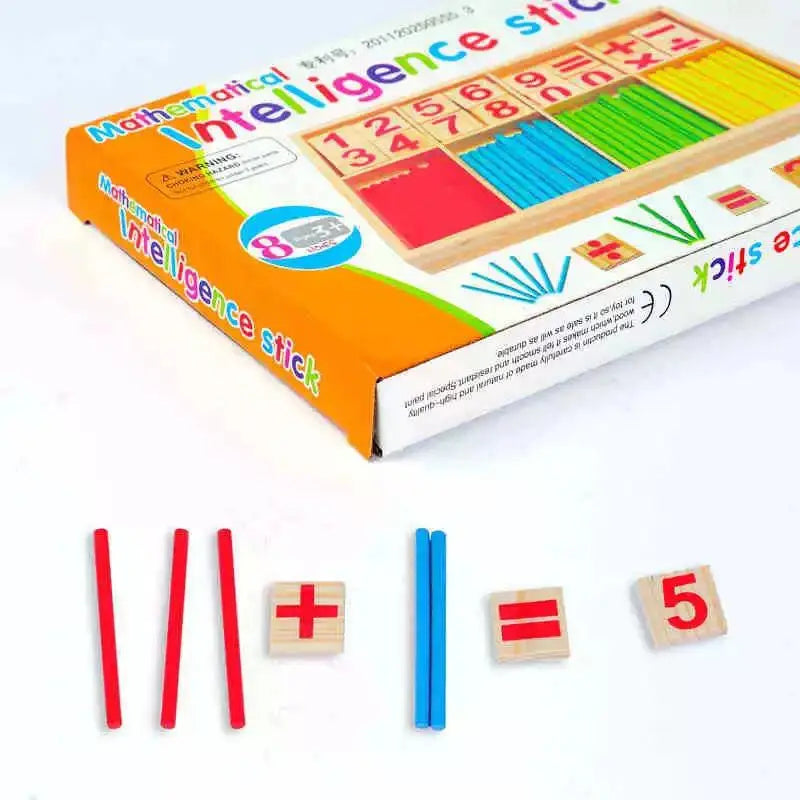 Wooden Educational Number Math Learning Game Set - ToylandEU