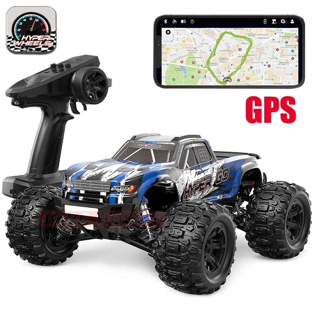 RC MJX Hyper Go H16H V3.0 High-Speed 4WD Off-Road Remote Control Truck with GPS