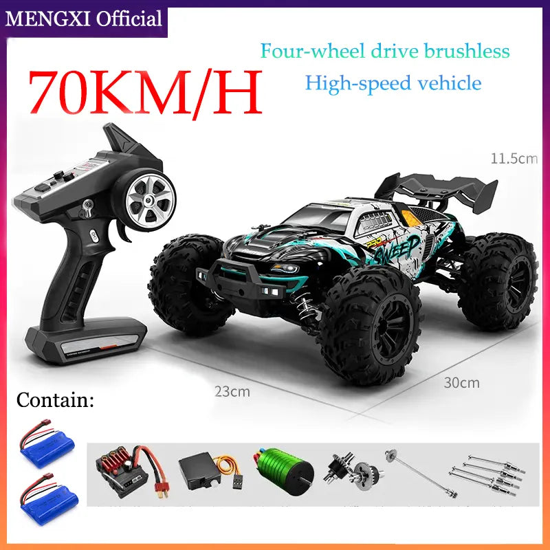 4WD RC Car 4x4 Off Road Drift Racing Cars 50 or 80KM/h Super Brushless - ToylandEU