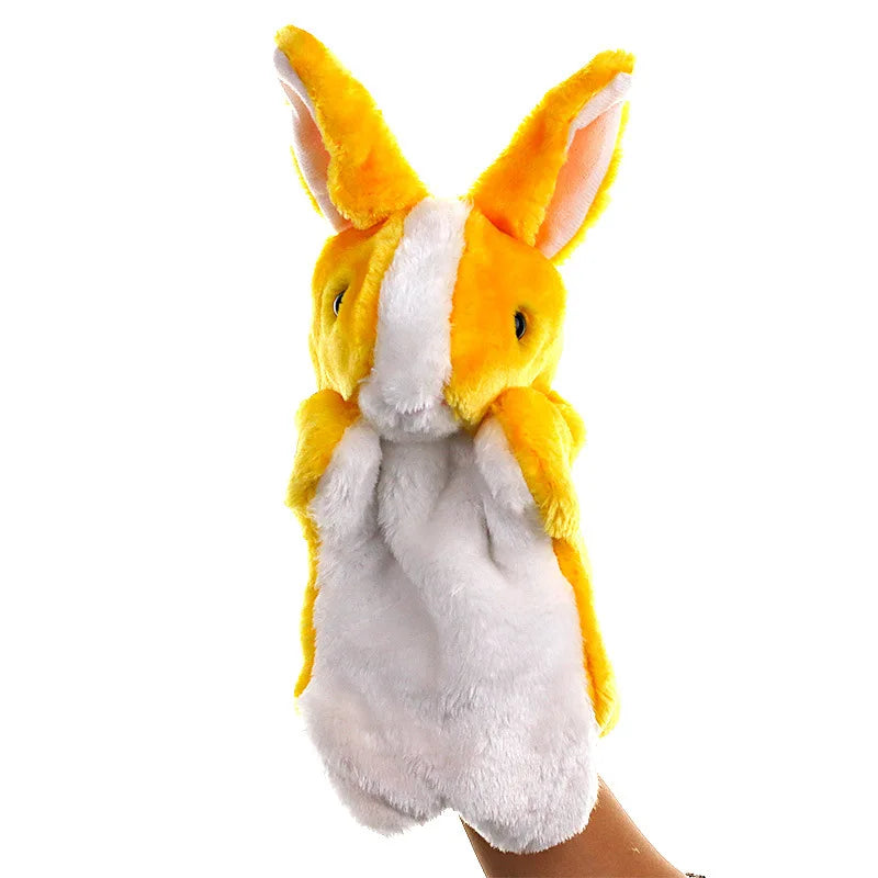 Easter Bunny Hand Puppet with Plush Material for Kids Educational Toy - ToylandEU