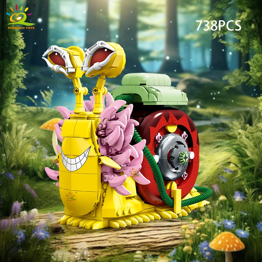 Building Block Set | Lego Compatible Snail Insect Model | Small Block | For Kids